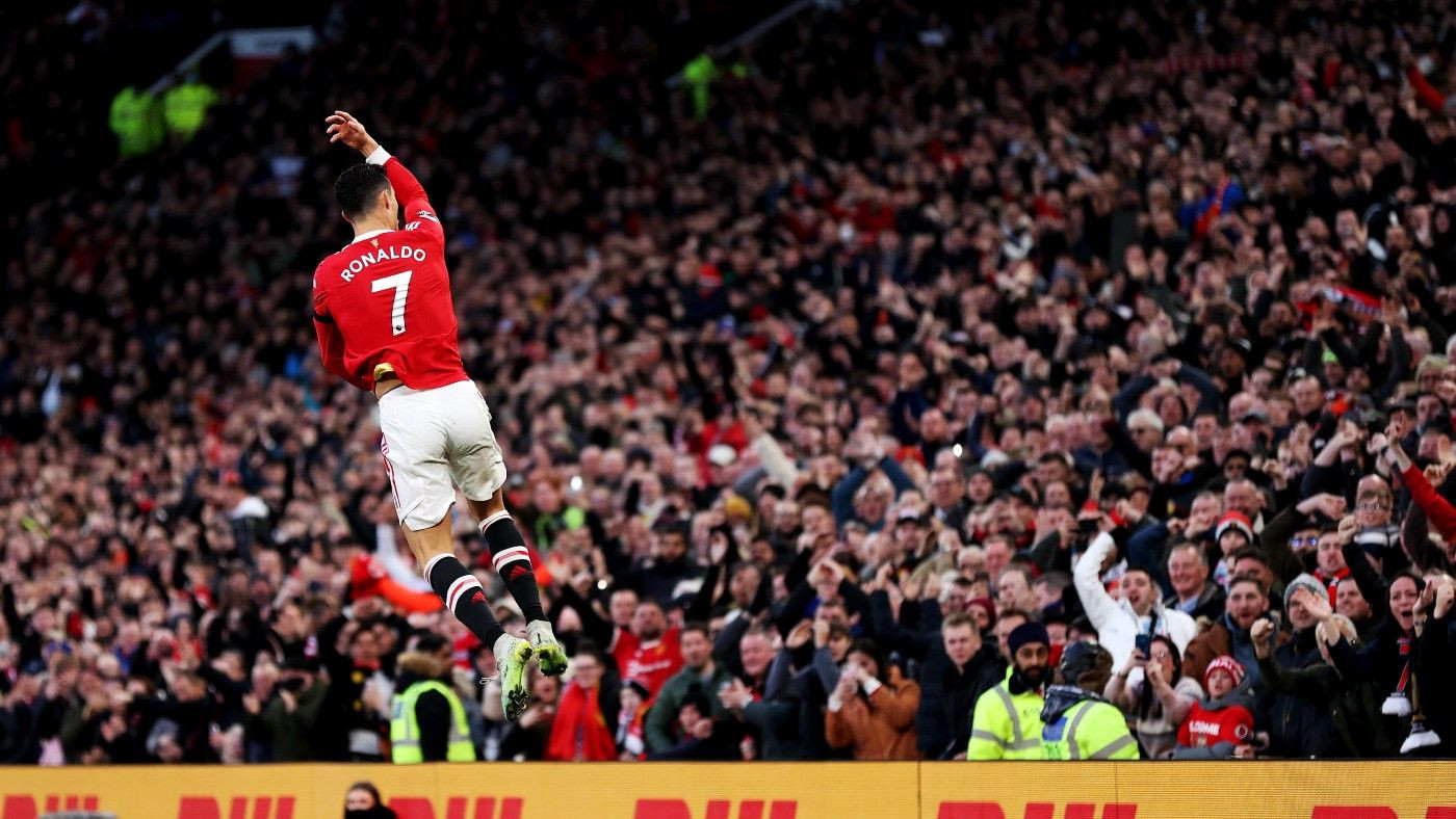 Cristiano Ronaldo Celebrating a Goal
