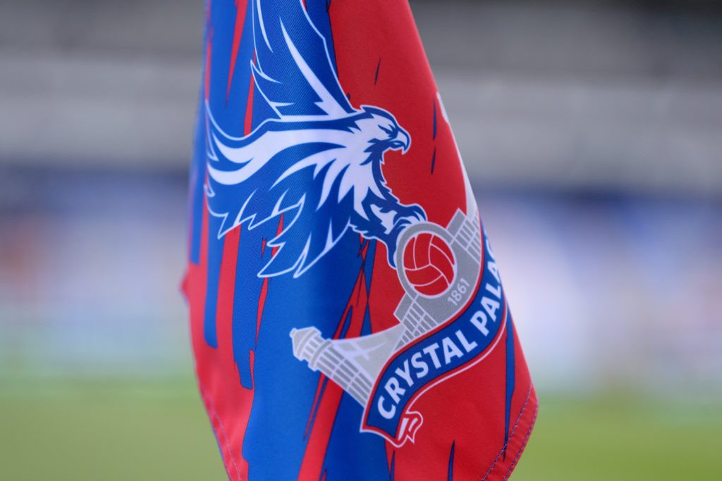 Crystal Palace players during a training session at Copers Cope Road