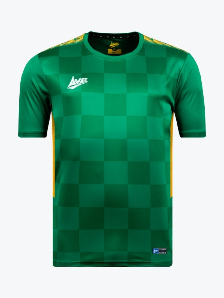 Green and Yellow Accents Football Kit