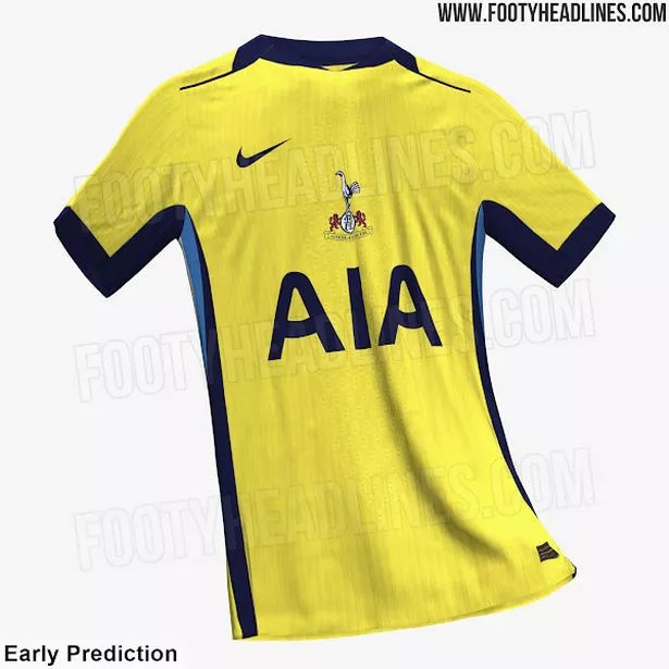 Predicted design of Tottenham Hotspur's 2025/26 third kit