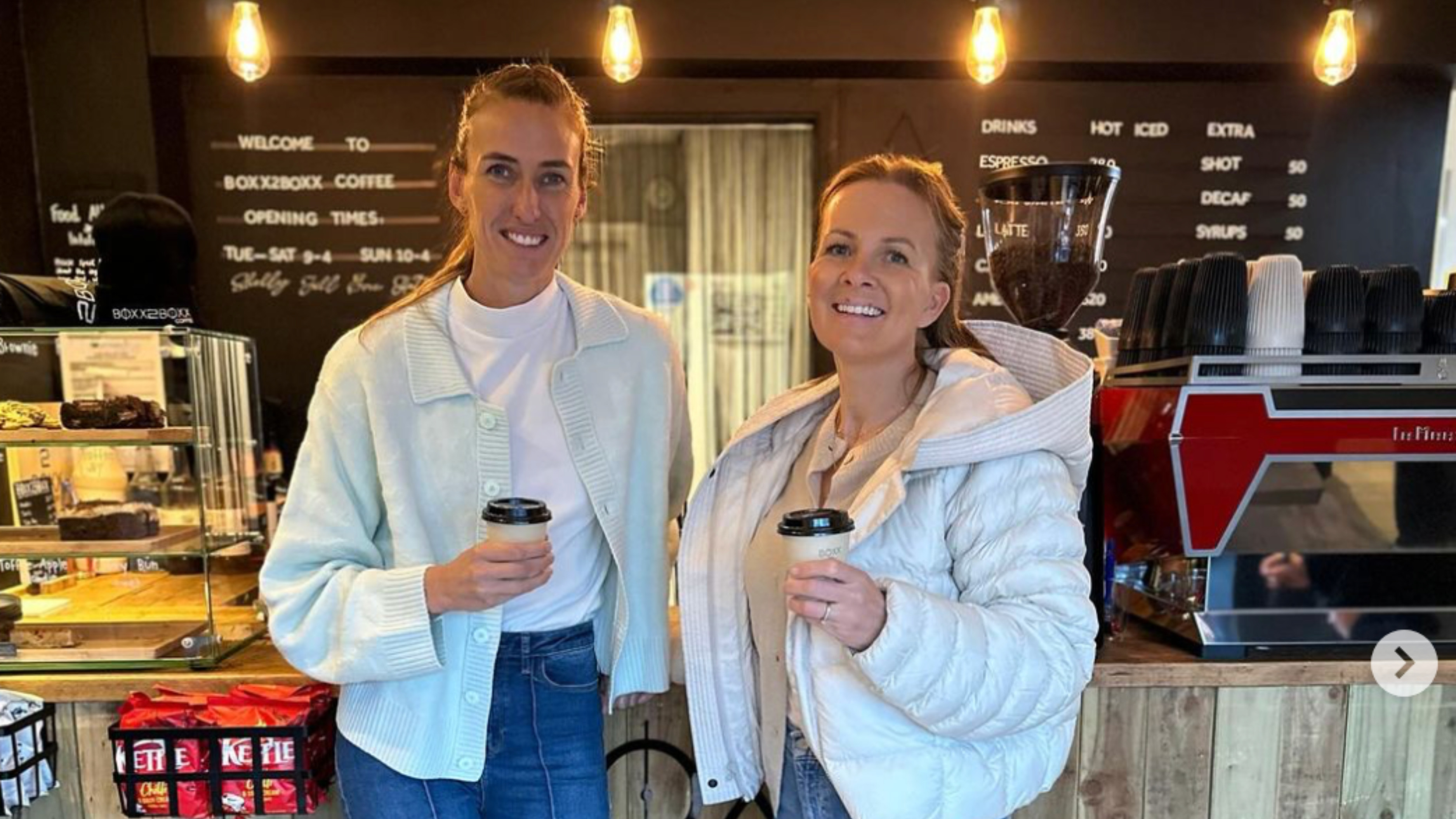 Shelly Unitt at BOXX2BOXX Coffee