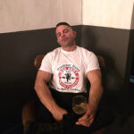 Derek enjoying a pint