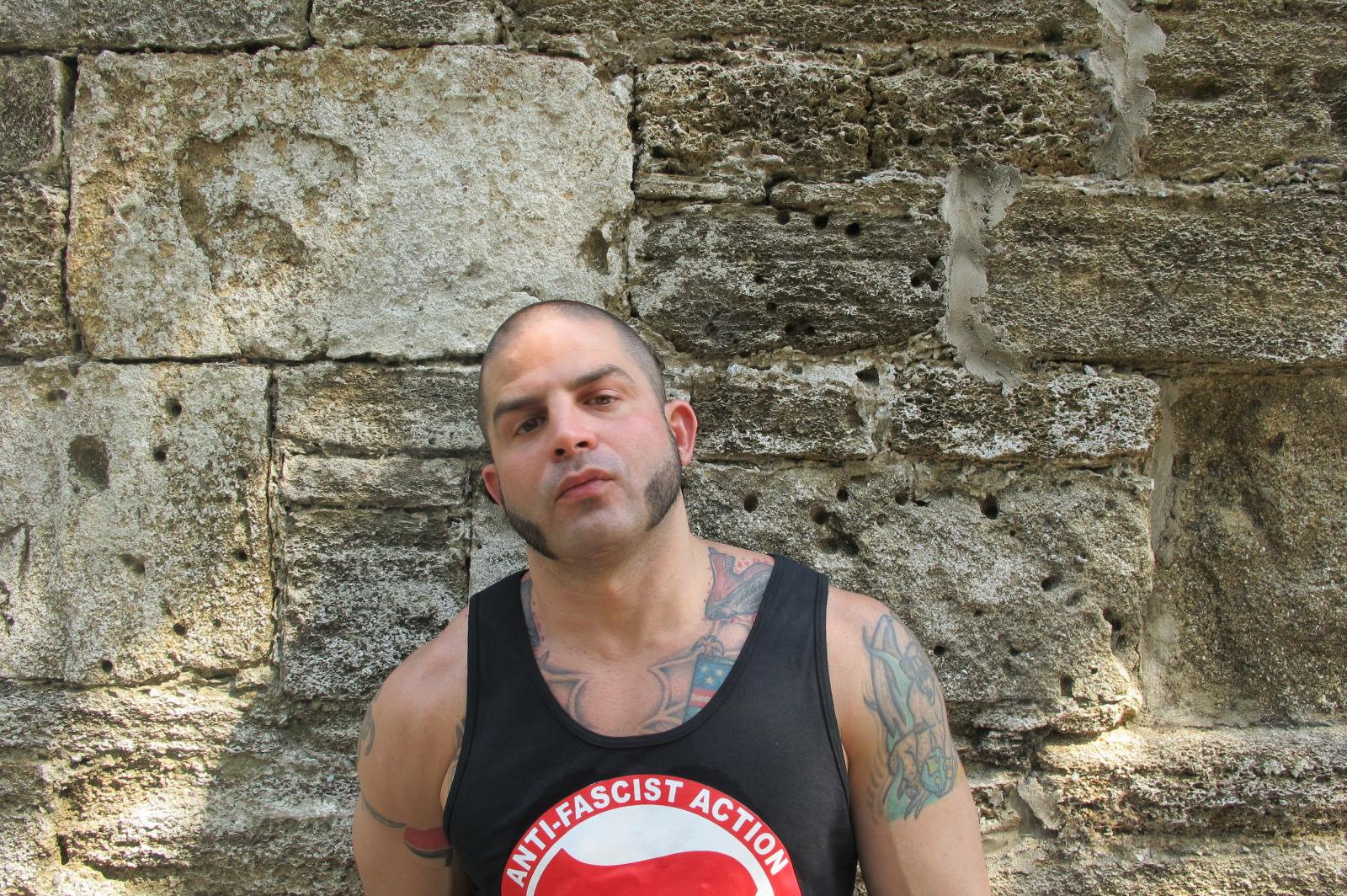 Derek in his ANTIFA days