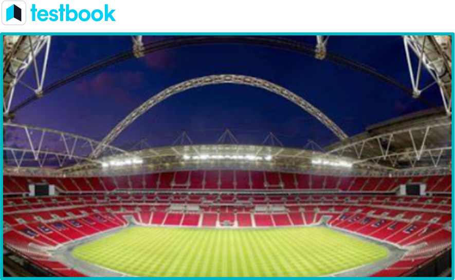 Exterior of Wembley Stadium in London, highlighting its iconic arch and its significance as a premier venue for football and major events in the UK.