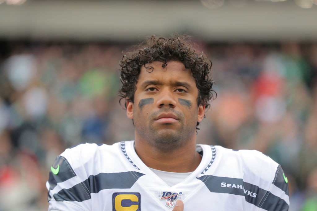 Russell Sprouts fantasy team name, image of Seattle Seahawks player