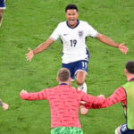 Ollie Watkins celebrates