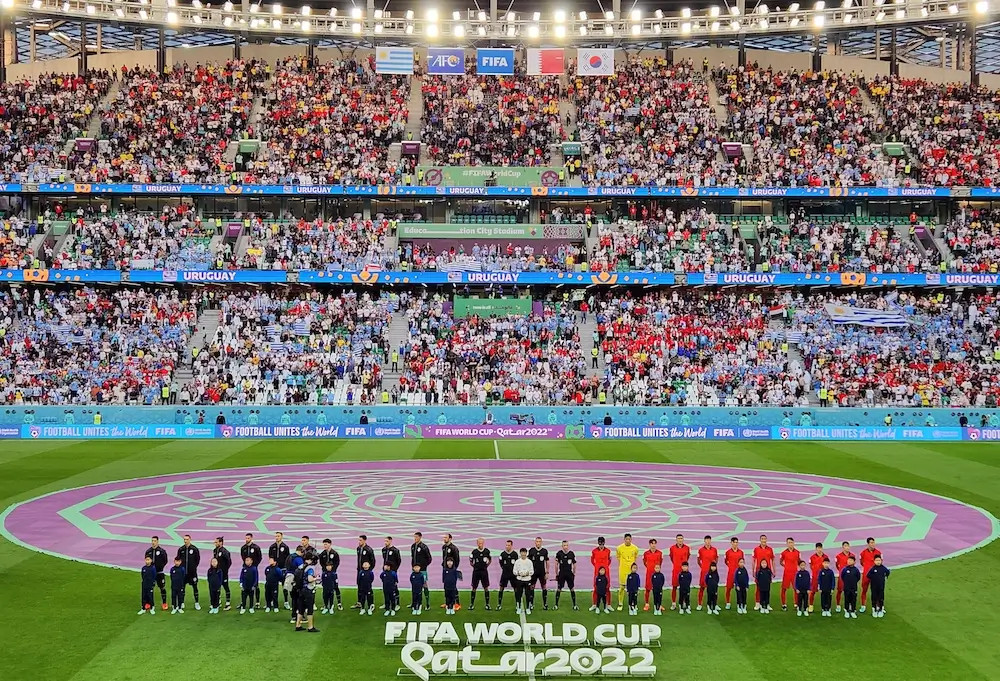 2022 FIFA World Cup Qatar - Opening of a Football Game
