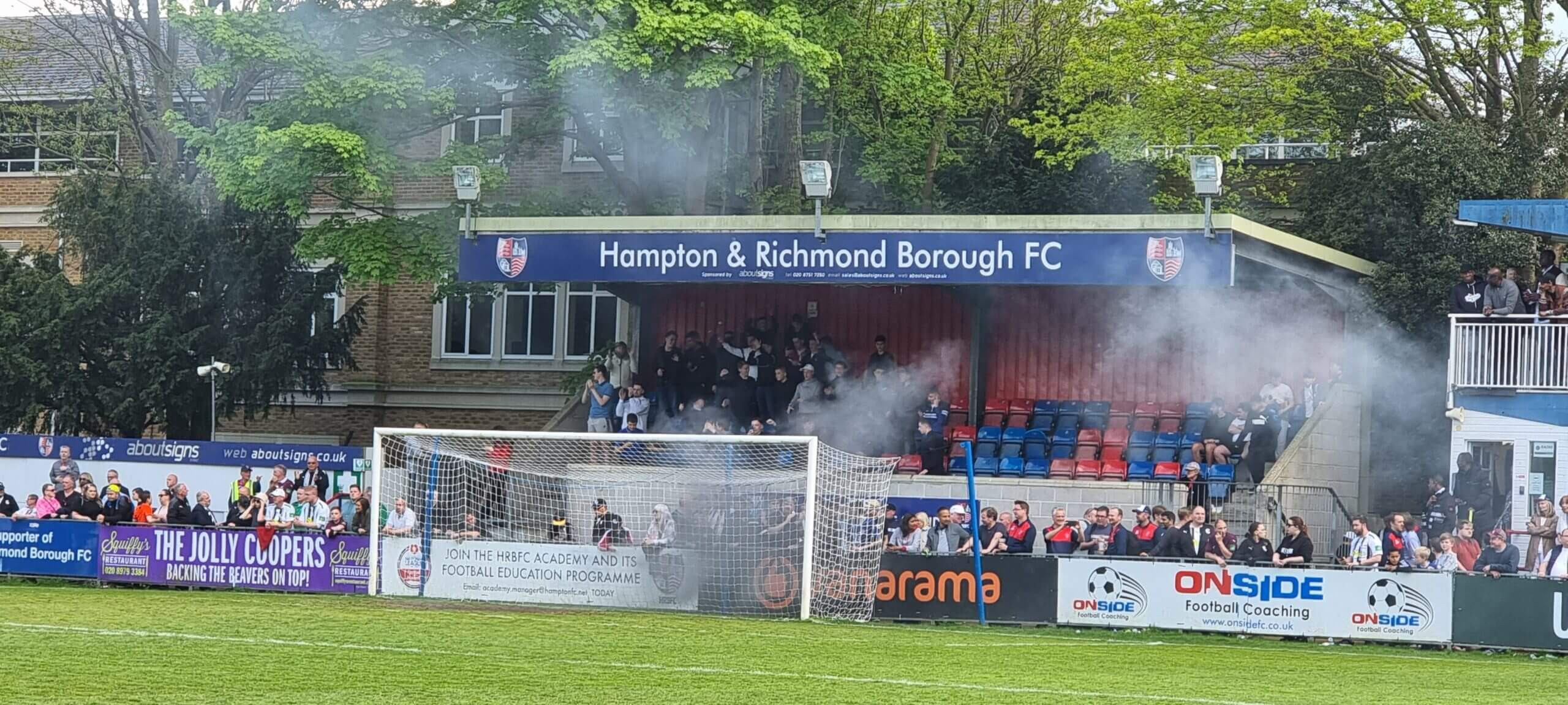 The Rocket Hospitality Beveree Stadium has a capacity of 3,800