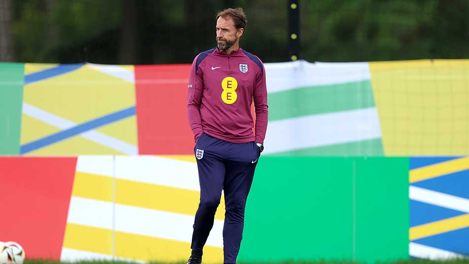 Jude Bellingham in action for England