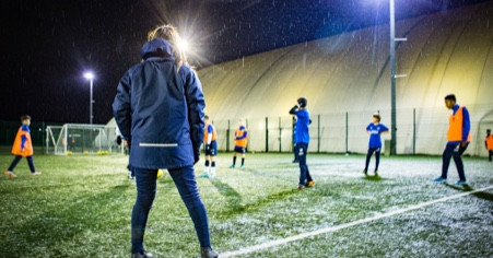 Huddersfield District League action