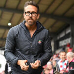 Ryan Reynolds walks the pitch at Wrexham AFC