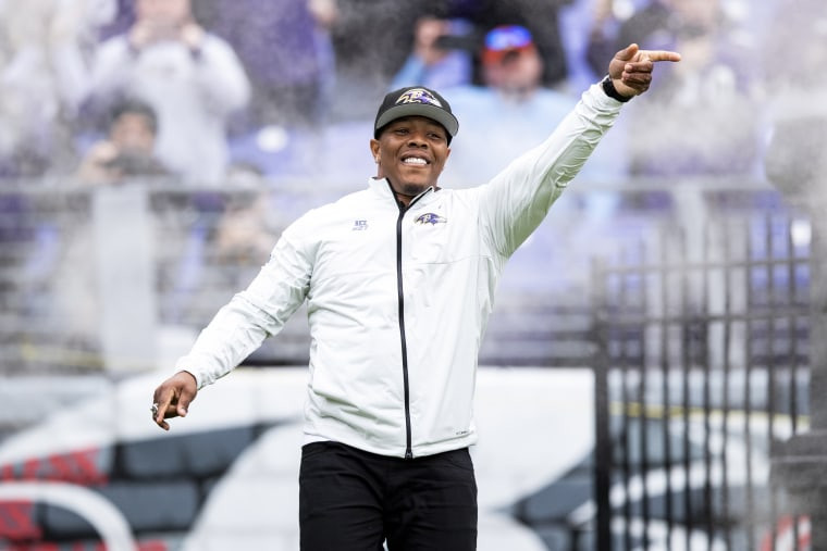 Ray Rice on the Field