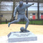 Don Rogers Footballing Legend - don rogers statue at Swindon