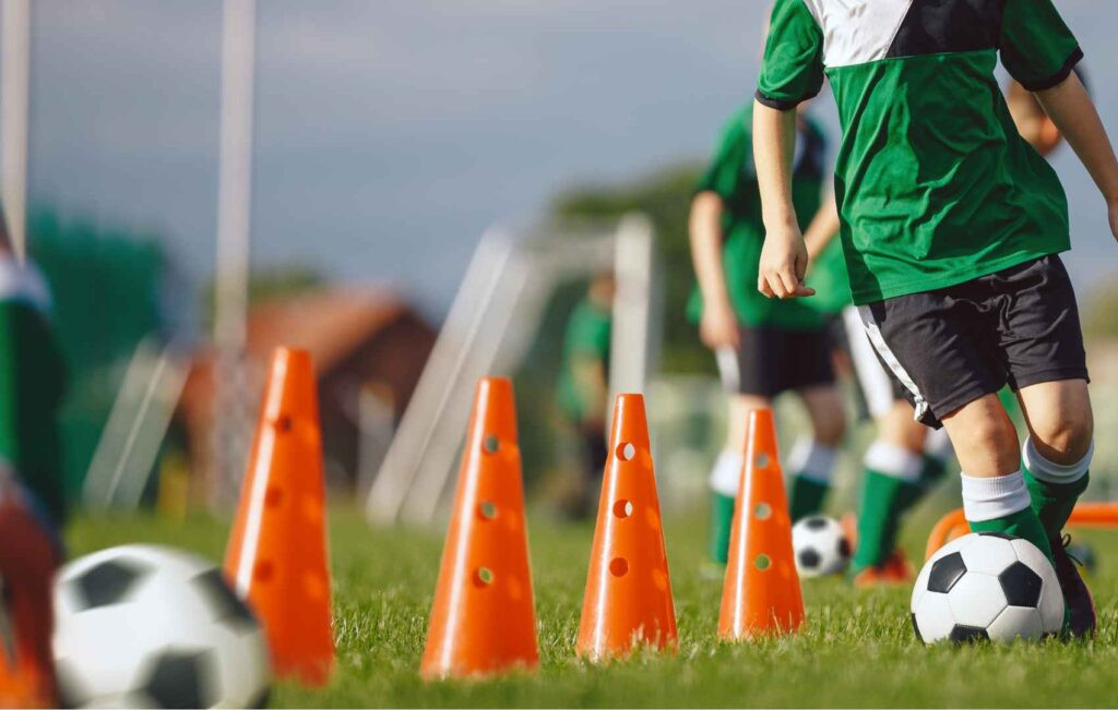 soccer dribbling practice drill