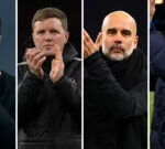 Managers of the four clubs currently occupying Champions League spots