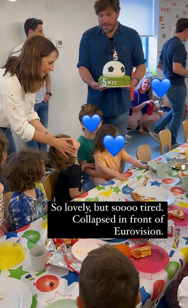 Alex and Charlie celebrated Kit