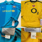 Nike label codes to authenticate genuine classic football shirts