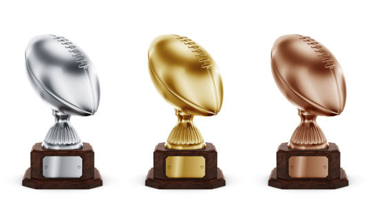Fantasy football playoff bracket demonstrating seeding.