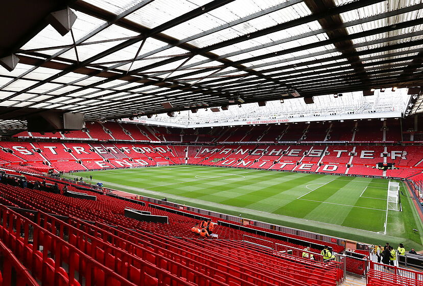 Old Trafford stadium during a Manchester United match