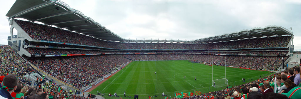 Croke Park stadium during a Gaelic football match
