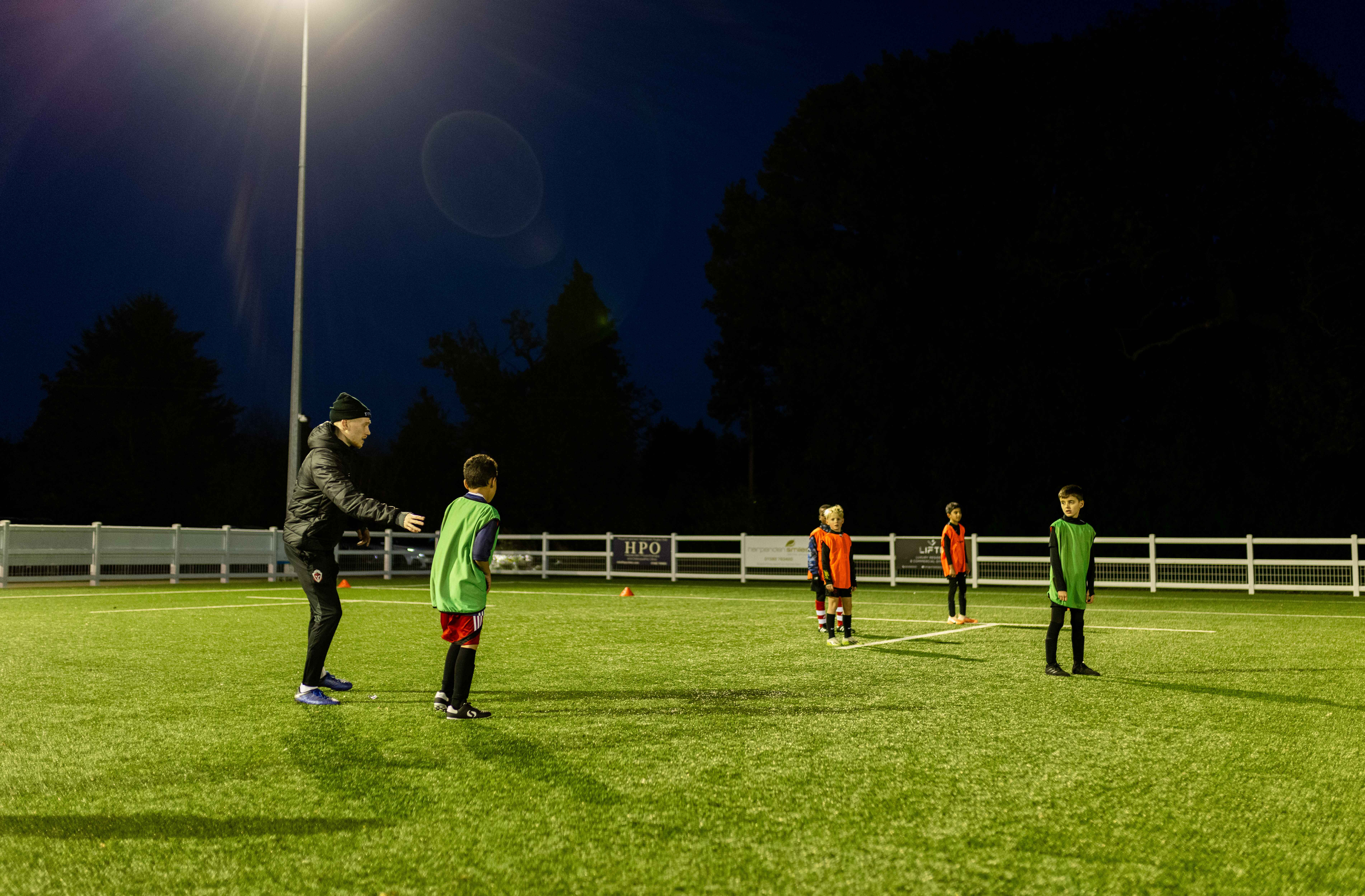 Football training session