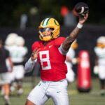 Oregon quarterback Dillon Gabriel talks Boise State matchup