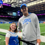 Jared Goff meets young fan battling rare disease