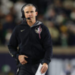 Mike Norvell coaching FSU football