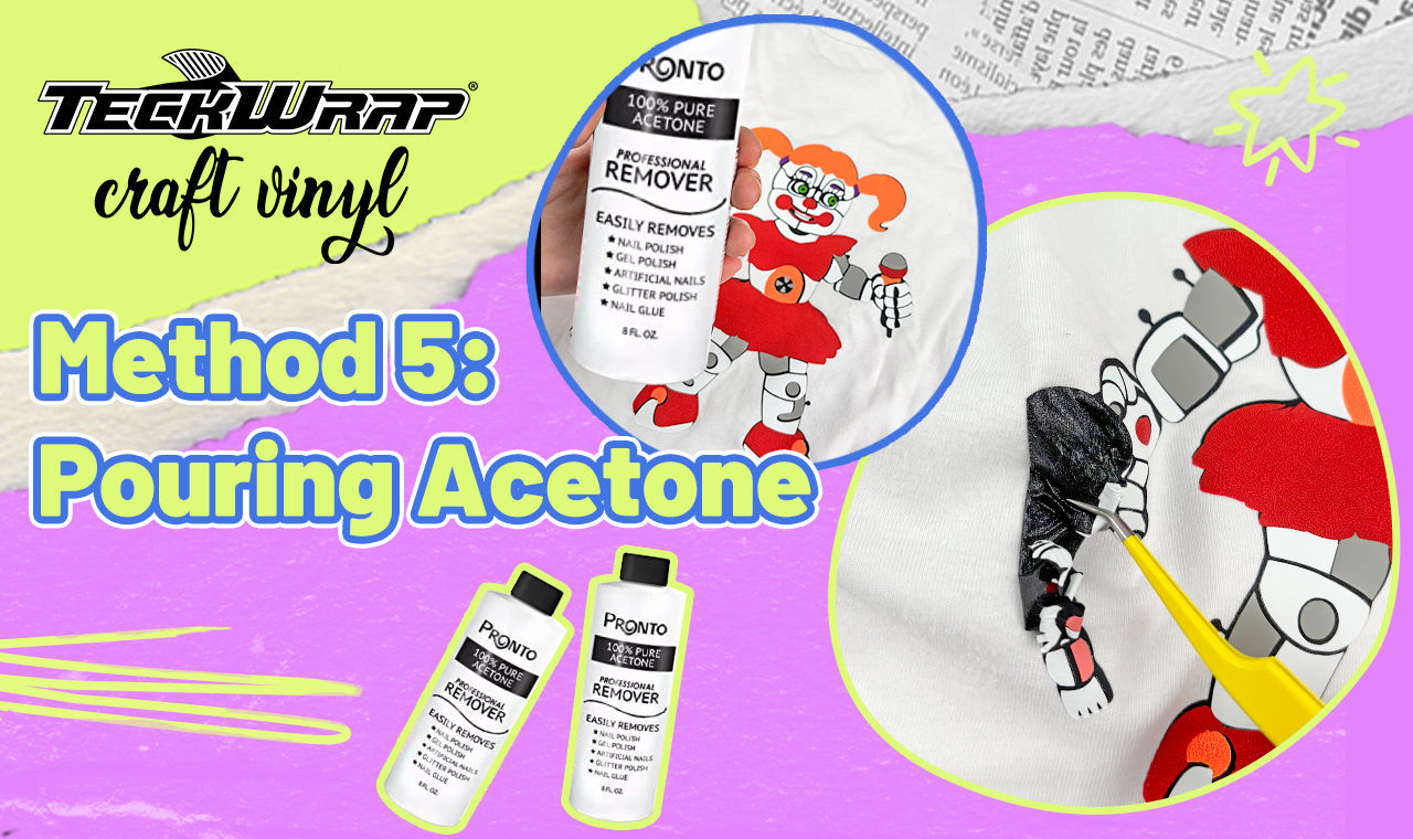 Pouring acetone