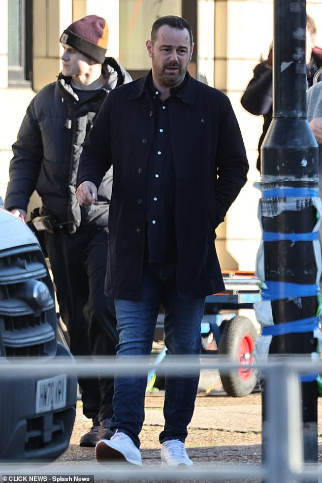 Danny also had wounds around his eyes and on his nose, suggesting more violence is coming in the upcoming sequel