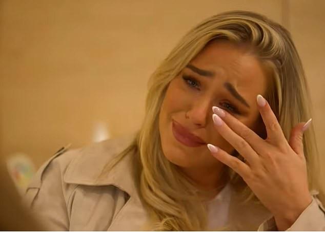 Taylor is visibly upset as she questions why they were going to leave England for the Middle East
