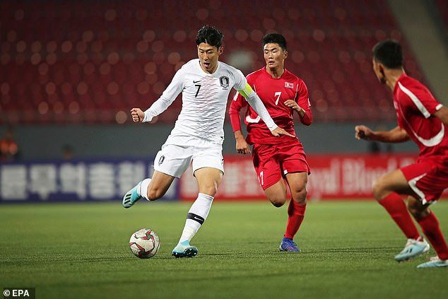 Han Challenges Tottenham and South Korea Star Son Heung-min During A Match in 2019