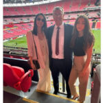 Matt Le Tissier (centre) had posted a picture of himself and two of his family members, including his daughter Ava (right) on X (formerly Twitter)