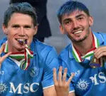 Scott McTominay and Billy Gilmour celebrate Napoli