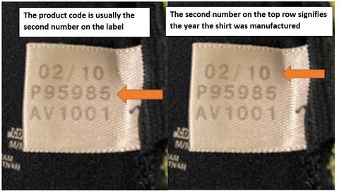 Adidas label code examples