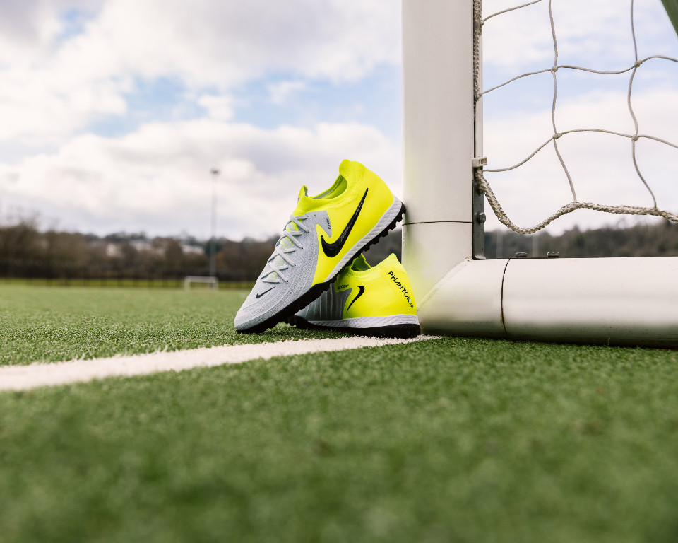 Nike Phantom GX Astro Turf Trainers on-pitch.