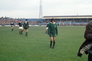 George Best in action for Manchester United