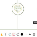 Tool that allows you to change the size of the objects on the free soccer drill drawing tool.