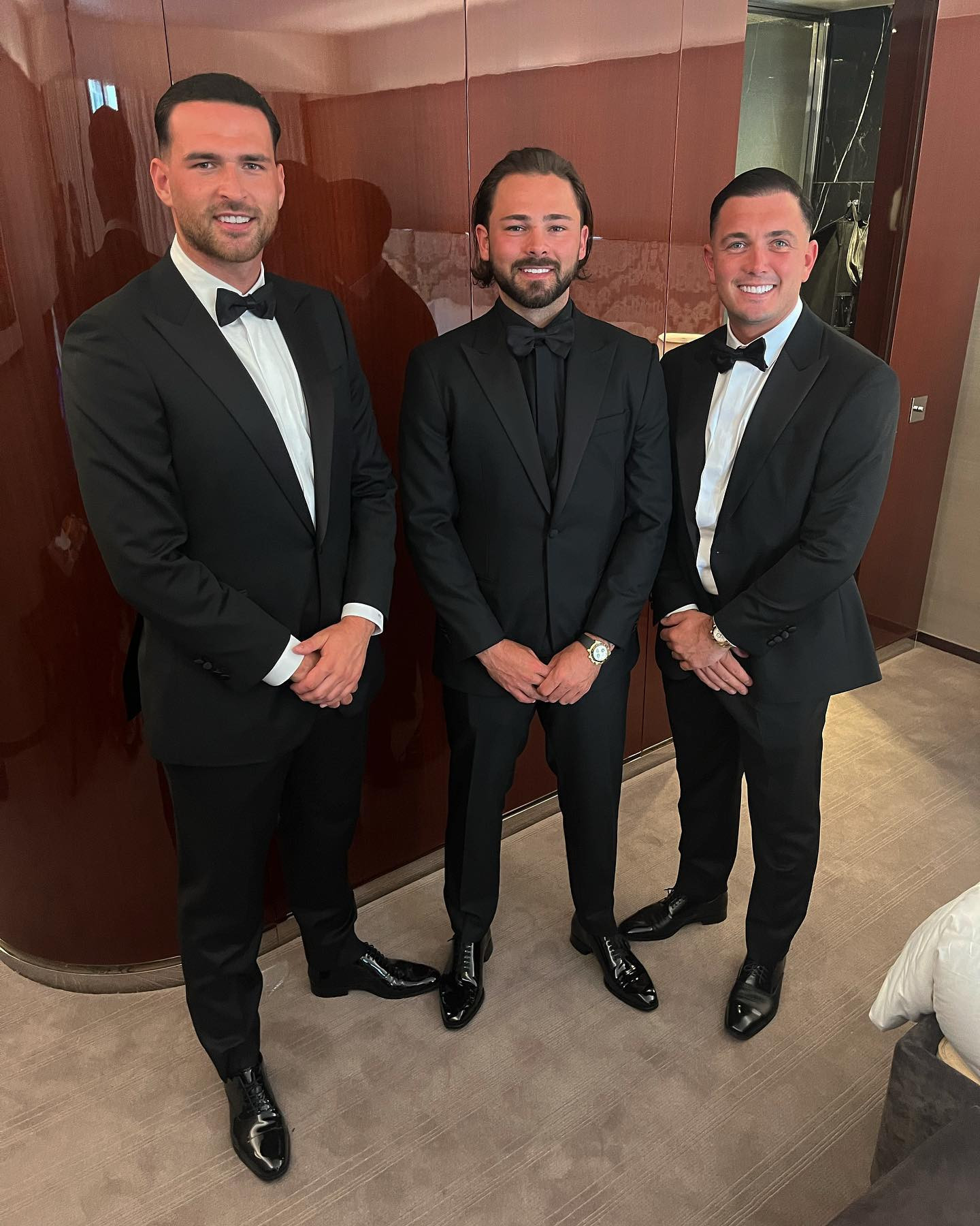 Ronnie was one of the best men at Olivia Attwood and Bradley Dack's wedding