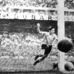 Alcides Ghiggia Celebrating 1950 World Cup Win