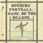 A program for a Black Sheep football game, comprised of prisoners at Sing Sing Prison