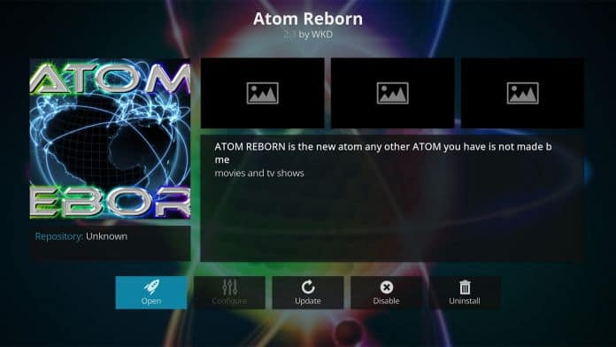 Atom Reborn Kodi Repository