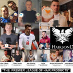 Jamie Vardy, Jordan Pickford, Harry Winks, James Ward-Prowse and Jack Grealish with Hairbond products