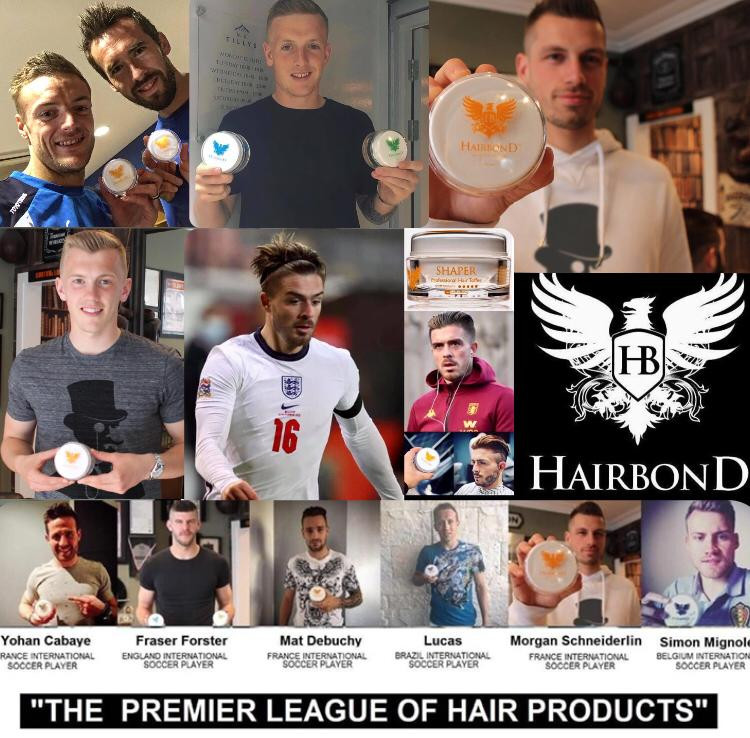 Jamie Vardy Endorsing Hairbond Hair Products