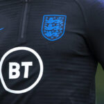 England training kit with new BT logo