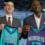 Michael Jordan sold his majority stake in the Charlotte Hornets credits: Chuck Burton | source: AP