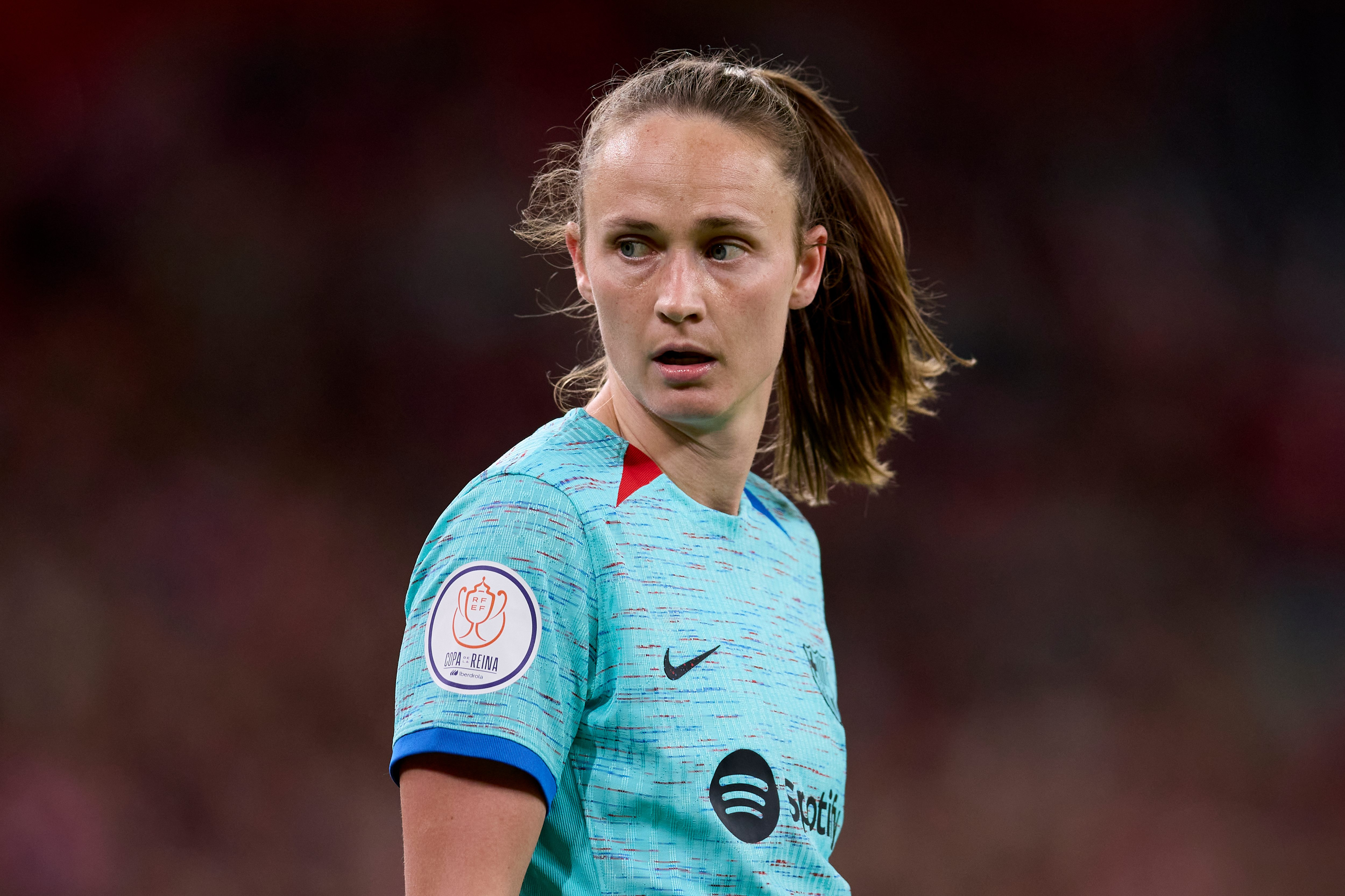 Caroline Graham Hansen in action for Barcelona