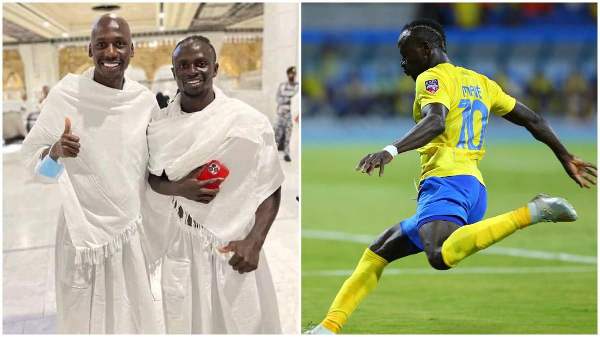 Sadio Mané in Al Nassr uniform, running with the ball