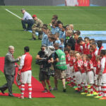 Child mascots line up in Community Shield final