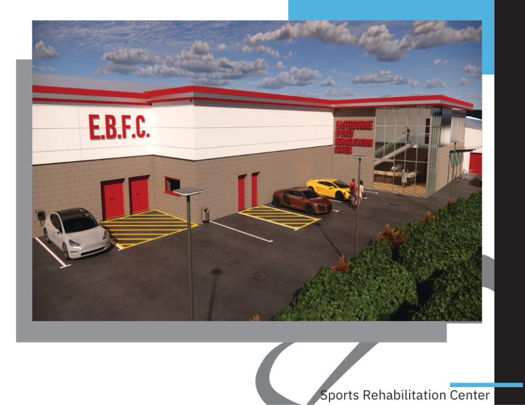 Eastbourne Borough's stadium is set to undergo a major transformation with new facilities.